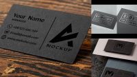 7739+ Spot Gloss Business Card Mockup Photoshop Freebie