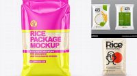 7742+ Rice Package Mockup Free Smart PNG Image