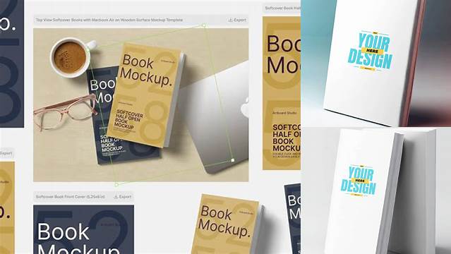 7746+ Free Online Book Mockup Generator Include TIFF