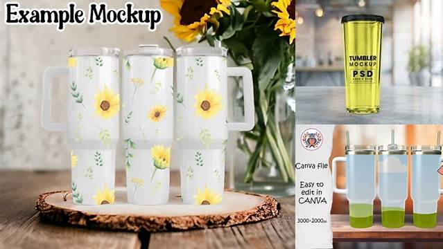 7749+ Mockup Tumbler Easy Editable