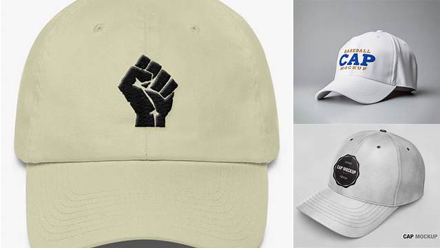 7765+ 6 Panel Cap Mockup For Free Download