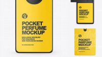 777+ Pocket Perfume Mockup Free Layered Photoshop Template