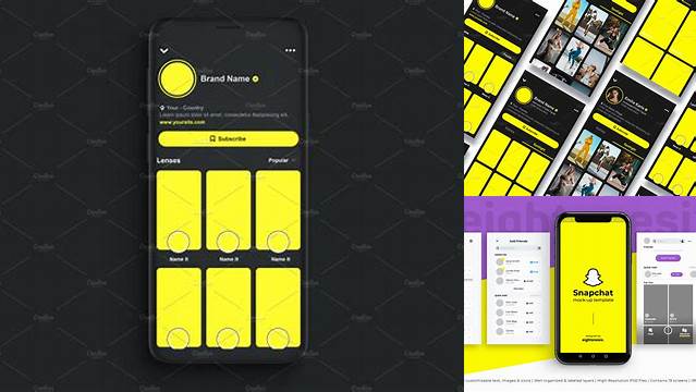 7771+ Snapchat Mockup PSD for Free