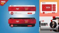 7777+ Youtube Mockup Psd Modern PSD Templates