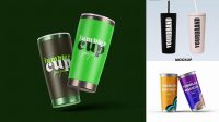 778+ Mockup Tumbler Premium PSD Freebie