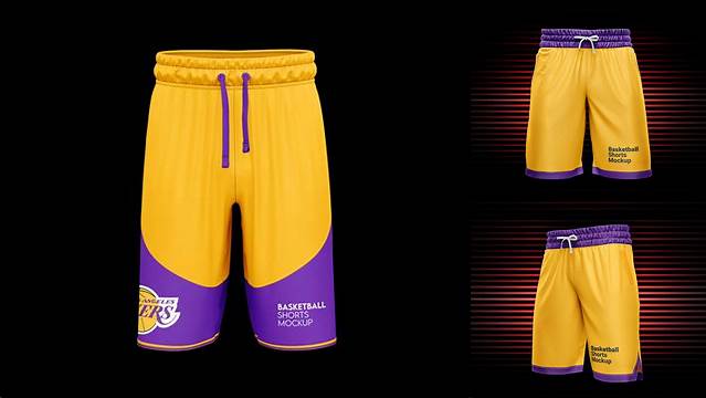 7783+ Basketball Shorts Mockup For Free Download