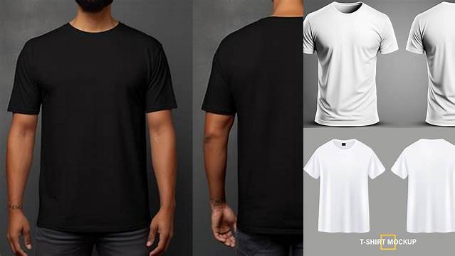 7793+ T Shirt Mockup Front And Back High-Resolution Graphic