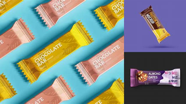 7824+ Granola Bar Mockup Free Best for Showcase