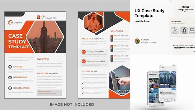 7828+ Case Study Mockup Free PSD