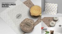 7834+ Burger Paper Liner Packaging Mockup Free Download PSD Free Download