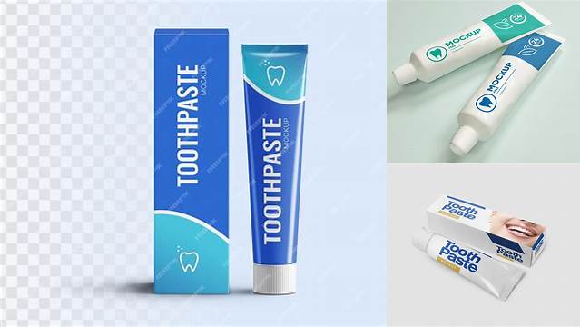 7848+ Toothpaste Box Mockup Free Download PSD Download