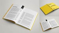 7852+ A3 Book Mockup Exclusive Free PSD Mockups