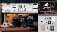 7857+ Coffee Shop Mockup Smart PNG Image