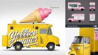 7859+ Ice Cream Truck Mockup Free Download Free