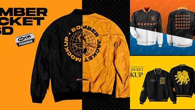 7859+ Mockup Bomber Jacket Psd PSD for Free