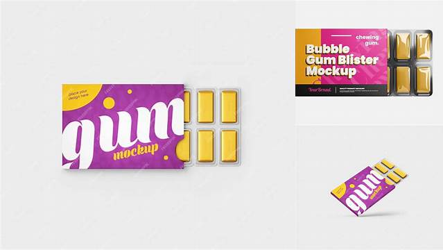 786+ Gum Mockup Elegant Free Template