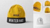 7868+ Winter Hat Mockup Free Download Premium PSD Resource