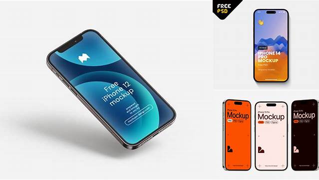 7869+ Mockup Iphone Png Modern Design PSD