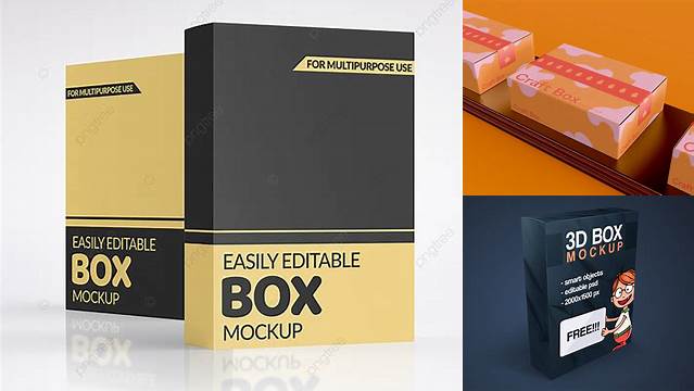 7870+ 3d Box Mockup Premium Free Graphic Resource