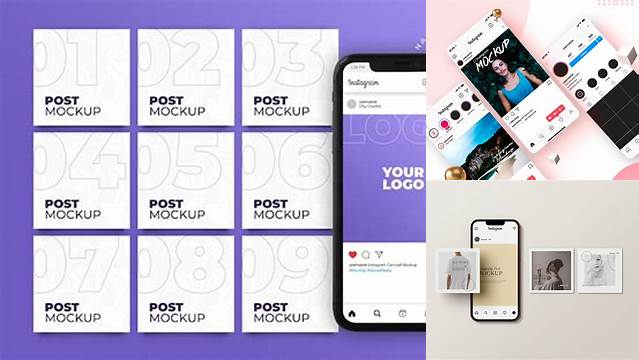 7874+ Mockup Feed Instagram PSD Free Download