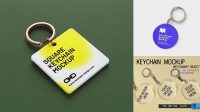 7875+ Acrylic Keychain Mockup Free Design Resource