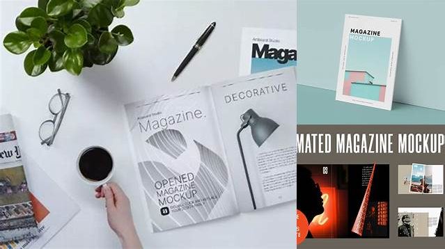 7876+ Animated Magazine Mockup Free Include TIFF