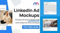 7885+ Linkedin Ad Mockup For Free Download