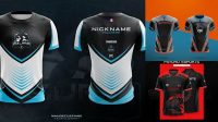 7893+ Download Mockup Jersey Esport Cdr Customizable PSD Templates