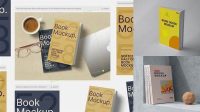 7897+ Book Mockup Generator PSD Free Download