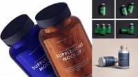 7897+ Supplement Bottle Mockup Free Download Include TIFF