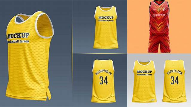 7902+ Basketball Jersey Free Mockup Psd Premium Design Freebie