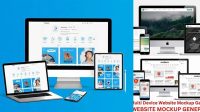 7902+ Multi Device Website Mockup Generator Easy Editable