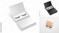 7903+ Eyelash Packaging Mockup Include TIFF