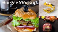 791+ Burger Mockup Free PSD