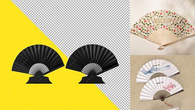 7920+ Paper Fan Mockup Download Free PSD