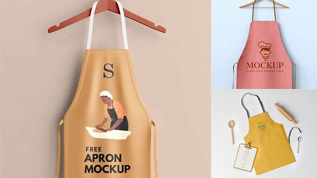 7933+ Apron Mockup Free High Resolution