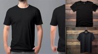 7939+ Oversized Black T Shirt Mockup Hight Resolution