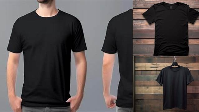 7939+ Oversized Black T Shirt Mockup Hight Resolution