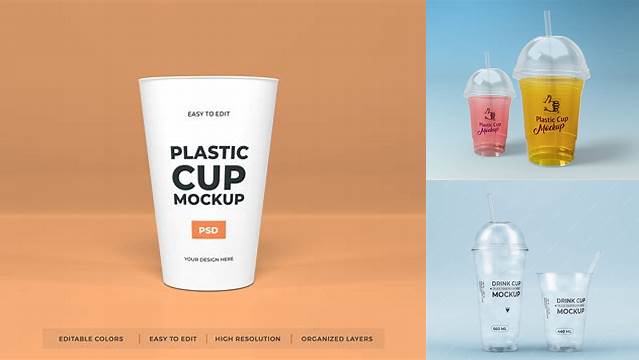 7949+ Plastic Cup Mockup Psd Free Download Free