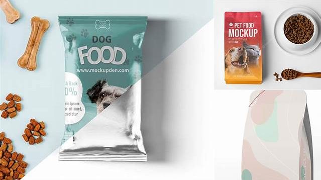 7952+ Pet Food Packaging Mockup Free Professional PSD Template