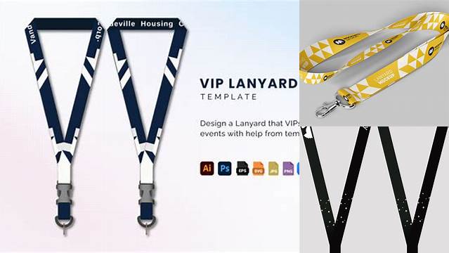 7956+ Lanyard Design Template Psd Photoshop Freebie