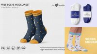 796+ Free Socks Mockup PSD File Download