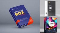 796+ Software Box Mockup Generator High-End PSD Download