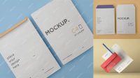 7965+ Mockup Envelope A4 Advanced Editable PSD