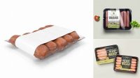 7968+ Sausage Packaging Mockup Free Download Smart PNG Image