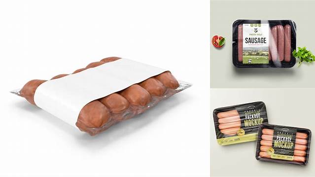 7968+ Sausage Packaging Mockup Free Download Smart PNG Image