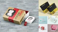 797+ Game Box Mockup Smart Layer PSD