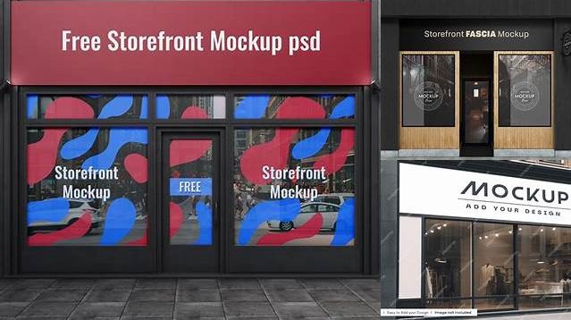 797+ Storefront Mockup Free Include TIFF