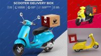 7973+ Delivery Bike Mockup Free Advanced Photoshop Design Free