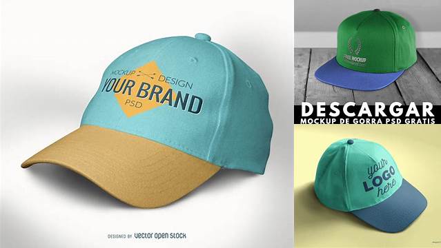 7983+ Gorra Mockup PSD File for Designers